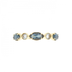 Nhẫn Blue Topaz K18YG - Hàng hiệu Chính hãng 856821