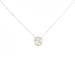 K18YG Solitaire Dây chuyền kim cương 0.405CT - Hàng hiệu Chính hãng