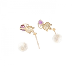 K10YG Bông tai Garnet - Hàng hiệu Chính hãng 869981