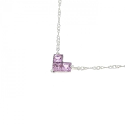 K18WG Dây chuyền hình trái tim Sapphire 0.30CT - Hàng hiệu Chính hãng 867772