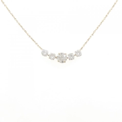 K18YG Dây chuyền kim cương 0.461CT - Hàng hiệu Chính hãng