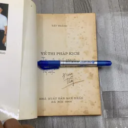 Về thi pháp kịch - tất thắng. Có chữ ký tặng. 3b2 1040624