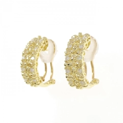 K18YG Bông tai/Khuyên tai kim cương 0.30CT - Hàng hiệu Chính hãng 870410