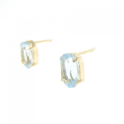 K18YG Blue Topaz Bông tai - Hàng hiệu Chính hãng 868898