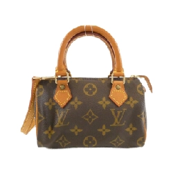 Túi xách Boston Louis Vuitton Monogram Mini Speedy M41534+J00145 - Hàng hiệu Chính hãng