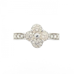 Nhẫn kim cương hoa PT900 0.80CT - Hàng hiệu Authentic 850908