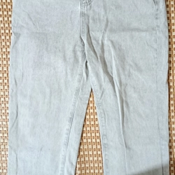 [TẶNG] Quần Jeans nữ ống rộng size L màu xám 547242