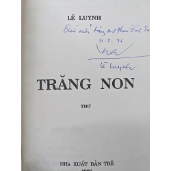 Trăng non - Lê Luynh ( sách có chữ ký tác giả ) 124865