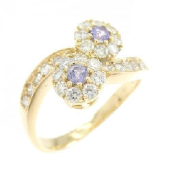 Nhẫn Tanzanite K18YG - Hàng hiệu Chính hãng