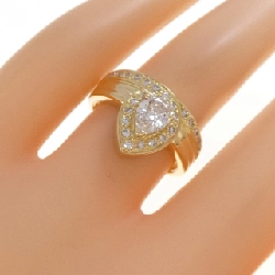 Nhẫn kim cương K18YG 0.53CT 667290