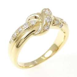 Nhẫn kim cương K18YG 0.32CT - Hàng hiệu Authentic