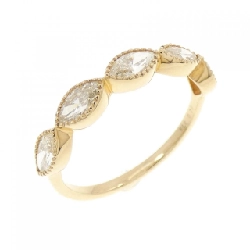 【Sản phẩm mới】Nhẫn kim cương K18YG 0.77CT