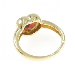 Nhẫn Garnet K18YG hình trái tim 668359