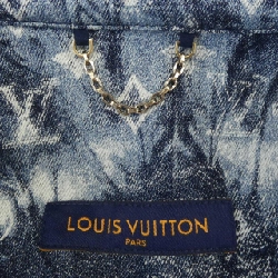 Áo sơ mi denim tay ngắn họa tiết monogram LOUIS VUITTON HNS17XNW2 - Hàng hiệu Authentic 901845
