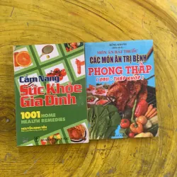 COMBO CẨM NANG SỨC KHOẺ GIA ĐÌNH & MÓN ĂN BÀI THUỐC CÁC MÓN ĂN TRỊ BỆNH PHONG THẤP