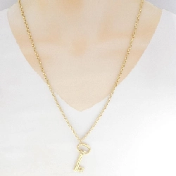 Dây chuyền khóa 750YG - Hàng hiệu Authentic 848607