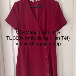 Váy Mango size S, mặc 2 lần còn mới 201834