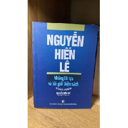 Nguyễn Hiến Lê - Những Lời Tựa Và Bài Giới Thiệu Sách -Nguyễn Hiền Đức sưu tầm,tuyển chọn