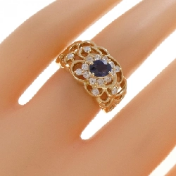 Nhẫn Sapphire K18YG 0.52CT 667057