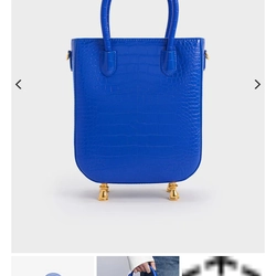 Túi Charles & Keith Croc - Embossed Tote Bag 493082
