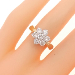 PT/K18YG/K18PG Nhẫn Kim Cương Hoa 1.00CT 673589