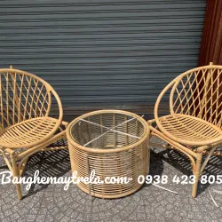 Ghế mây tre cafe 715268