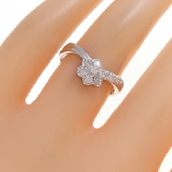 Nhẫn kim cương hoa PT900 0.30CT - Hàng hiệu Authentic 853137