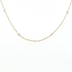 Dây chuyền kim cương 750YG - Hàng hiệu Authentic