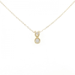 K18YG Dây chuyền kim cương 0.10CT - Hàng hiệu Chính hãng