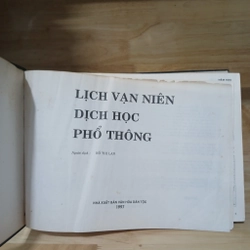 Lịch Vạn Niên Dịch Học Phổ Thông (Xb 1997) - Hồ Thị Lan dịch 507191