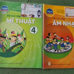 [Sách giáo khoa lớp 4] Combo vở Bài tập Mỹ thuật Âm nhạc- Chân trời sáng tạo