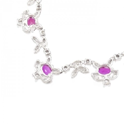 K18WG Dây chuyền Ruby 4.35CT - Hàng hiệu Chính hãng 867230