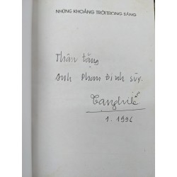 Những khoảng trời trong sáng - Tạ Nghi Lễ ( sách có chữ ký tác giả ) 124618