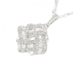 K18WG Dây chuyền kim cương 0.40CT - Hàng hiệu Chính hãng 860376