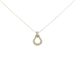 K18YG Dây chuyền kim cương 0.15CT - Hàng hiệu Chính hãng