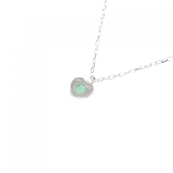 K10WG Dây chuyền hình trái tim ngọc lục bảo - Hàng hiệu Authentic 862201