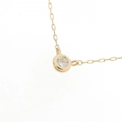 K18YG Solitaire Dây chuyền kim cương 0.05CT - Hàng hiệu Chính hãng 864862