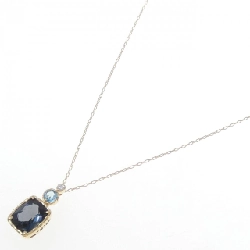K18YG Blue Topaz Necklace - Hàng hiệu Authentic 858423