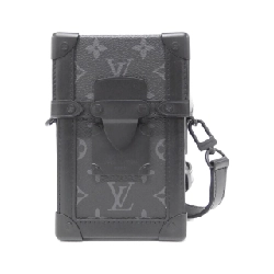 Túi xách vai Louis Vuitton Monogram Eclipse Vertical Trunk Wearable Wallet M82077