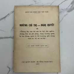 Những chỉ thị — Nghị quyết (Quân đội nhân dân Việt Nam, 1974) 989899