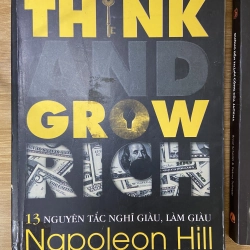 Sách Think And Grow Rich 13 nguyên tắc nghĩ giàu, làm giàu Napoleon Hill