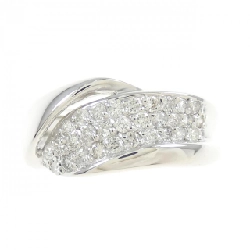 Nhẫn kim cương Pavé K18WG 0.43CT 671883