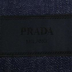 Áo sơ mi denim selvedge logo tam giác PRADA GEC068 S212 15C7 S/S - Hàng hiệu Chính hãng 893914