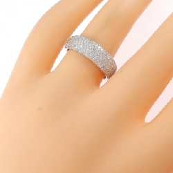 Nhẫn kim cương Pavé 750WG - Hàng hiệu Authentic 851618