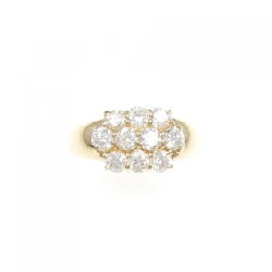 Nhẫn kim cương K18YG 1.07CT 672556