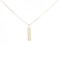 K18YG Dây chuyền kim cương 0.19CT - Hàng hiệu Chính hãng