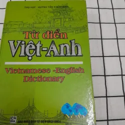 Từ điển VIỆT ANH bìa cứng khổ lớn. Tg. THỌ VỰC & KIM KHÁNH.