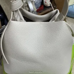 Túi xách dây rút Bostanten màu trắng nhạt (kèm dây đeo chéo) 1002624