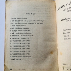 CĂN BẢN TAEKWONDO  - 190 trang, nxb: 1994 325809
