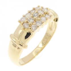 Nhẫn kim cương Pavé K18YG 0.30CT